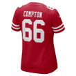 Tom Compton San Francisco 49ers Women's Game Jersey - Scarlet Jersey