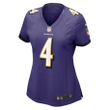 Sam Koch Baltimore Ravens Women's Game Jersey - Purple Jersey