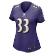 Devonta Freeman Baltimore Ravens Women's Game Jersey - Purple Jersey