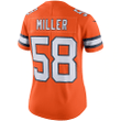 Von Miller Denver Broncos Women's Color Rush Limited Jersey - Orange Jersey