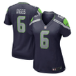 Quandre Diggs Seattle Seahawks Women's Player Game Jersey - College Navy Jersey