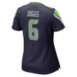 Quandre Diggs Seattle Seahawks Women's Player Game Jersey - College Navy Jersey