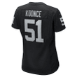 Malcolm Koonce Las Vegas Raiders Women's Game Jersey - Black Jersey