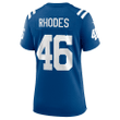 Luke Rhodes Indianapolis Colts Women's Game Jersey - Royal Jersey