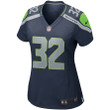 Chris Carson Seattle Seahawks Women's Game Jersey - College Navy Jersey
