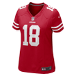Mitch Wishnowsky San Francisco 49ers Women's Player Game Jersey - Scarlet Jersey