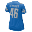 Craig Reynolds Detroit Lions Women's Game Player Jersey - Blue Jersey