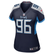 Denico Autry Tennessee Titans Women's Game Jersey - Navy Jersey
