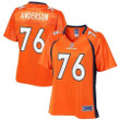 Calvin Anderson Denver Broncos Pro Line Women's Player Jersey - Orange
