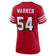 Fred Warner San Francisco 49ers Women's 75th Anniversary Alternate Game Jersey - Scarlet Jersey