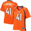 Devante Bausby Denver Broncos Pro Line Women's Primary Player Jersey - Orange