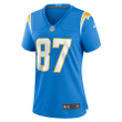 Jared Cook Los Angeles Chargers Women's Game Player Jersey - Powder Blue Jersey