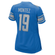 Steven Montez Detroit Lions Women's Game Player Jersey - Blue Jersey