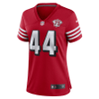 Kyle Juszczyk San Francisco 49ers Women's 75th Anniversary Alternate Player Game Jersey - Scarlet Jersey
