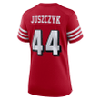 Kyle Juszczyk San Francisco 49ers Women's 75th Anniversary Alternate Player Game Jersey - Scarlet Jersey