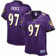 Michael Pierce Baltimore Ravens Pro Line Women's Team Color Player Jersey - Purple