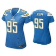 Women's Linval Joseph Los Angeles Chargers Light Blue Game Jersey