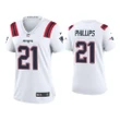 Women's Adrian Phillips New England Patriots White Game Jersey