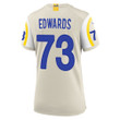 Super Bowl LVI Champions Los Angeles Rams David Edwards #73 Bone Women's Jersey Jersey