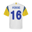 Super Bowl LVI Champions Los Angeles Rams Bryce Perkins #16 White Youth's Jersey Jersey