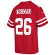 Super Bowl LVI Champions San Francisco 49ers Josh Norman #26 Scarlet Youth's Jersey Jersey