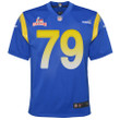 Super Bowl LVI Champions Los Angeles Rams Rob Havenstein #79 Royal Youth's Jersey Jersey