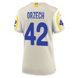 Super Bowl LVI Champions Los Angeles Rams Matthew Orzech #42 Bone Women's Jersey Jersey