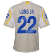 Super Bowl LVI Champions Los Angeles Rams David Long Jr. #22 Bone Youth's Jersey Jersey