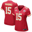 Super Bowl LVI Champions Kansas City Chiefs Patrick Mahomes #15 Red Women's Jersey Jersey