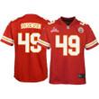 Super Bowl LVI Champions Kansas City Chiefs Willie Gay #50 Red Youth's Jersey Jersey