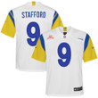 Super Bowl LVI Champions Los Angeles Rams Matthew Stafford #9 White Youth's Jersey Jersey