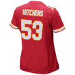 Super Bowl LVI Champions Kansas City Chiefs Anthony Hitchens #53 Red Women's Jersey Jersey