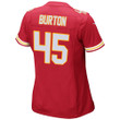 Super Bowl LVI Champions Kansas City Chiefs Michael Burton #45 Red Women's Jersey Jersey