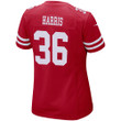 Super Bowl LVI Champions San Francisco 49ers Marcell Harris #36 Scarlet Women's Jersey Jersey