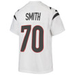 Super Bowl LVI Champions Cincinnati Bengals D'Ante Smith #70 White Youth's Jersey Jersey