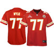 Super Bowl LVI Champions Kansas City Chiefs Chad Henne #4 Red Youth's Jersey Jersey