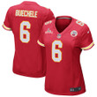Super Bowl LVI Champions Kansas City Chiefs Shane Buechele #6 Red Women's Jersey Jersey