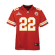 Super Bowl LVI Champions Kansas City Chiefs Creed Humphrey #52 Red Youth's Jersey Jersey