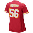 Super Bowl LVI Champions Kansas City Chiefs Ben Niemann #56 Red Women's Jersey Jersey