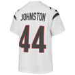 Super Bowl LVI Champions Cincinnati Bengals Clay Johnston #44 White Youth's Jersey Jersey