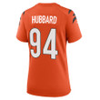 Super Bowl LVI Champions Cincinnati Bengals Sam Hubbard #94 Orange Women's Jersey Jersey