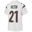 Super Bowl LVI Champions Cincinnati Bengals Mike Hilton #21 White Youth's Jersey Jersey