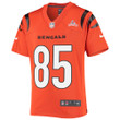 Super Bowl LVI Champions Cincinnati Bengals Tee Higgins #85 Orange Youth's Jersey Jersey