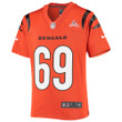 Super Bowl LVI Champions Cincinnati Bengals Zach Kerr #69 Orange Youth's Jersey Jersey