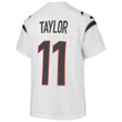 Super Bowl LVI Champions Cincinnati Bengals Trent Taylor #11 White Youth's Jersey Jersey
