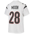 Super Bowl LVI Champions Cincinnati Bengals Joe Mixon #28 White Youth's Jersey Jersey
