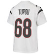 Super Bowl LVI Champions Cincinnati Bengals Josh Tupou #68 White Youth's Jersey Jersey