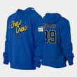 Milwaukee Brewers Royal 2022 City Connect #39 Corbin Burnes Hoodie Pullover
