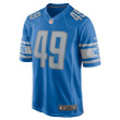 Chris Board Detroit Lions Player Game Jersey - Blue