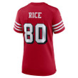 Jerry Rice San Francisco 49ers Women's Alternate Game Jersey - Scarlet